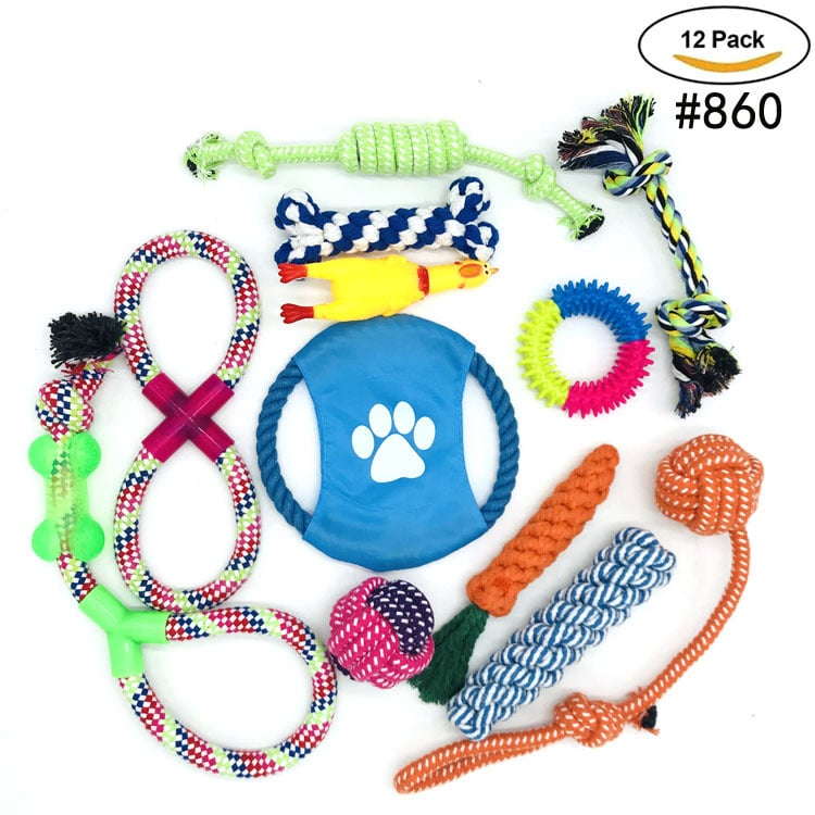 Pet Rope Toy Set (12 PCS)